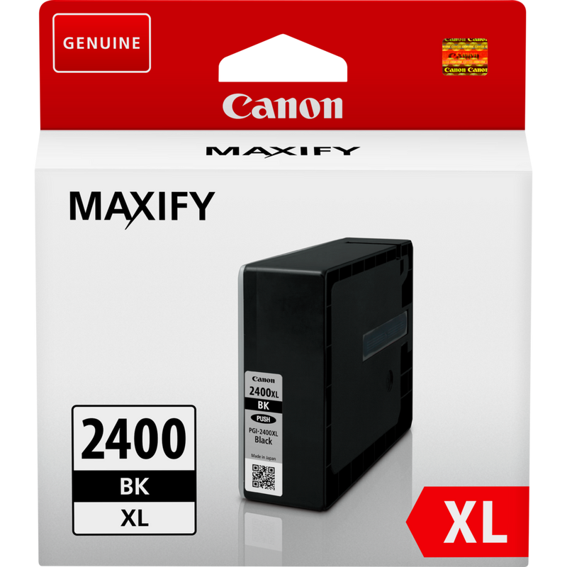 Canon PGI-2400XL High Yield Black Ink Cartridge Product Front View