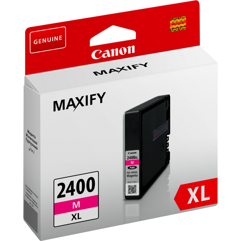 Canon PGI-2400XL High Yield Magenta Ink Cartridge Product Left View