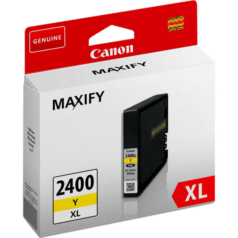 Canon PGI-2400XL High Yield Yellow Ink Cartridge Product Left View