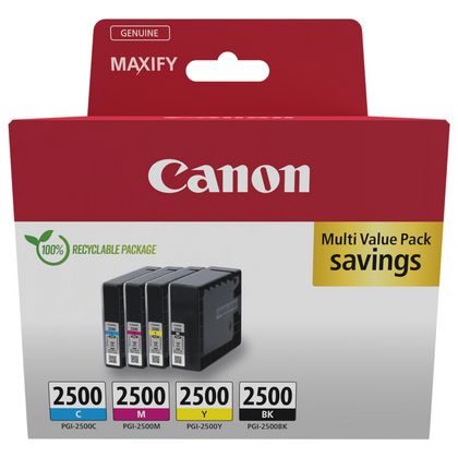 Canon C2500XLB Cartouche compatible avec PGI-2500, 9254B001 - Noir