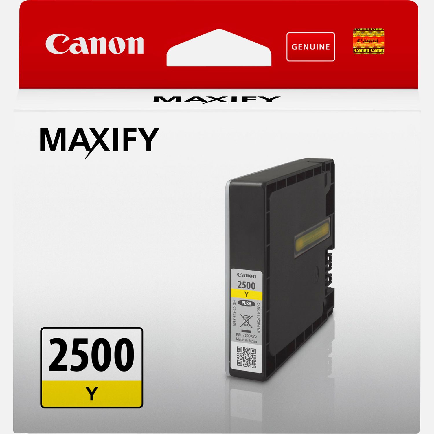 Multipack de cartouches d'encre noire/cyan/magenta/jaune haut rendement  Canon PGI-2500XL — Boutique Canon France