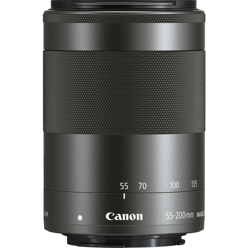 Canon EF-M 55-200mm f/4.5-6.3 IS STM Lens – Graphite