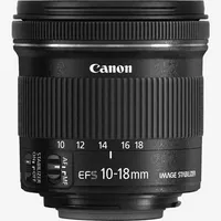 Canon EF-S 10-18mm f/4.5-5.6 IS STM Lens Product Front View