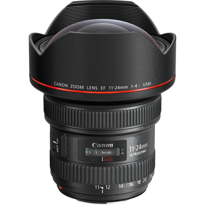 Canon EF 11-24mm f/4L USM Lens Product Front View