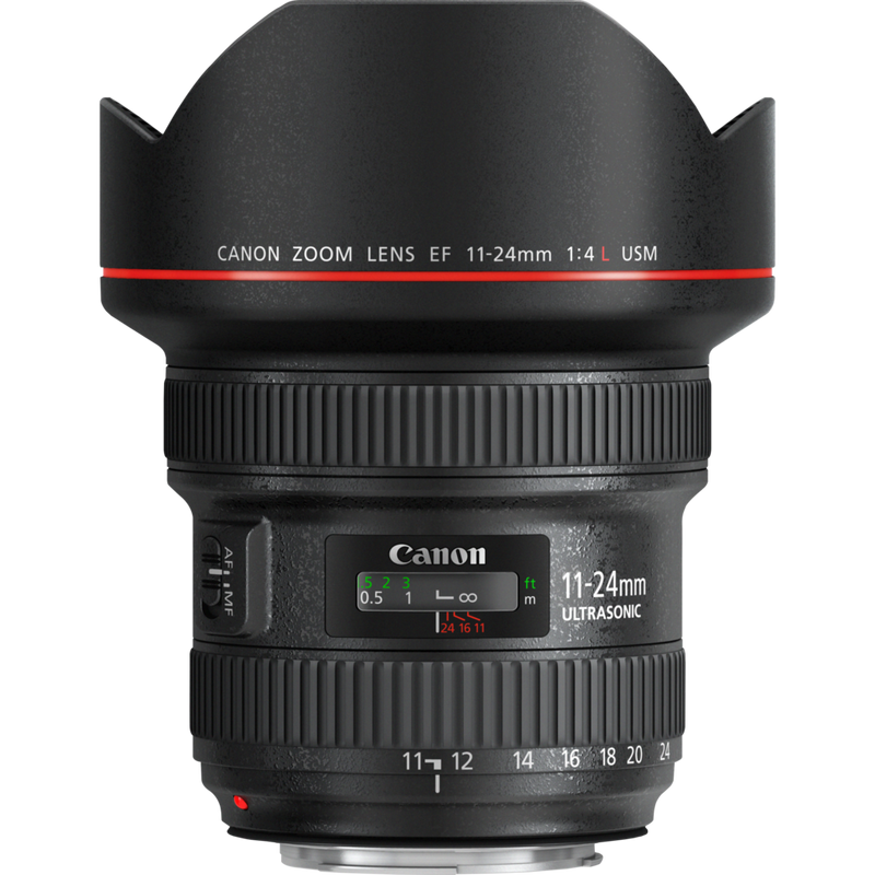 Objectif Canon EF 11-24mm f/4L USM Produits Vue avant