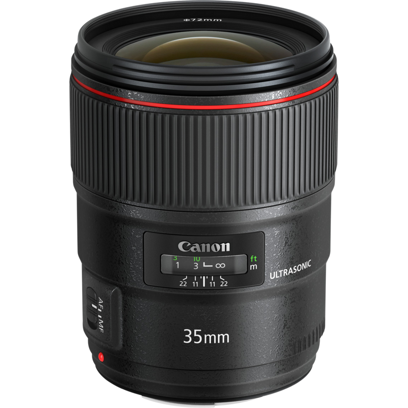 Canon EF 35mm f/1.4L II USM Lens Product Front View
