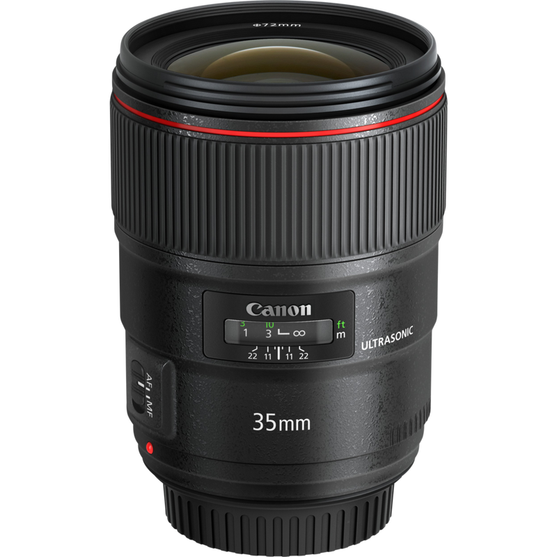 Canon EF 35mm f/1.4L II USM Lens Product Front View