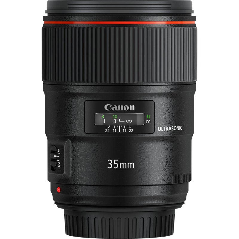 Canon EF 35mm f/1.4L II USM Lens Product Front View
