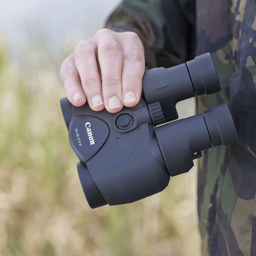 Canon 10x30 IS II Kleine Kompakte Leichte Mobile Reisefernglaeser 