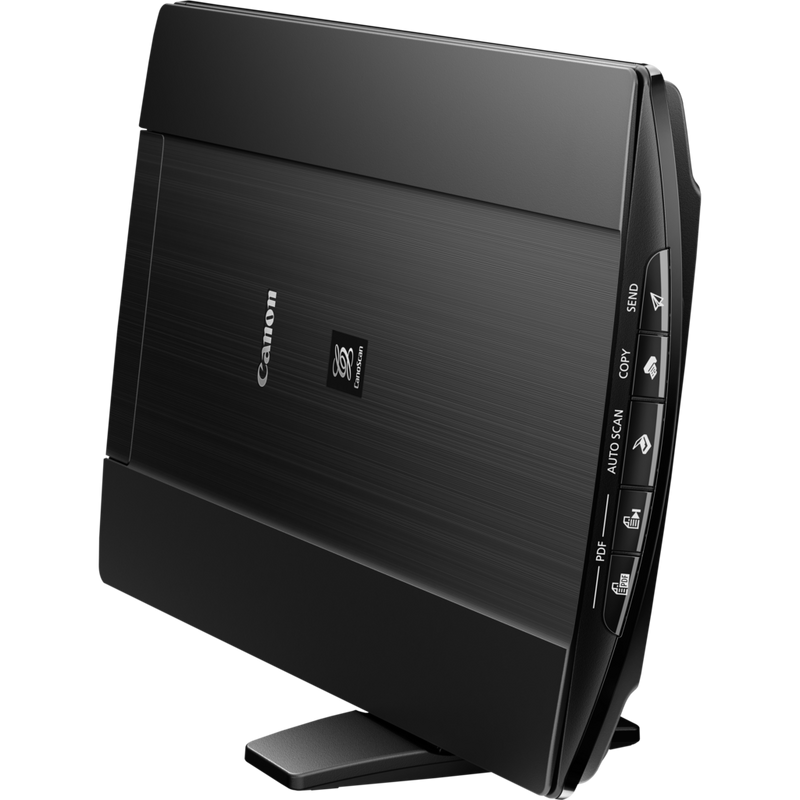 Canon CanoScan LiDE 220 Produits Vue avant gauche du produit posé sur un support
