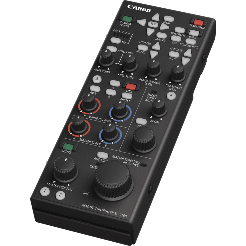 Canon RC-V100 Fernbedienung Produkt Vorderansicht schräg