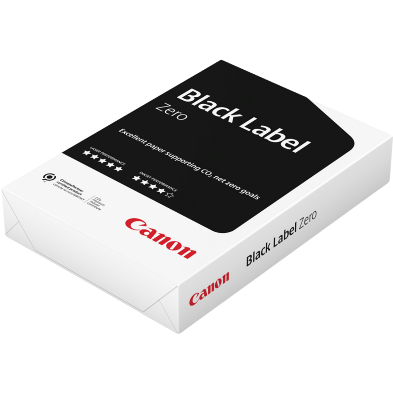 Canon Black Label Zero FSC 80 g/m² A4 paper – 500 sheets Product Front View