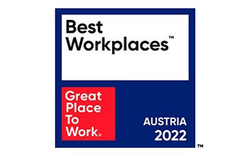 Canon Austria erneut zum ”Great Place to Work“ gewählt! Platz 5 in der Kategorie LARGE (250 bis 499 Mitarbeitende) der besten Arbeitgeber 2022 