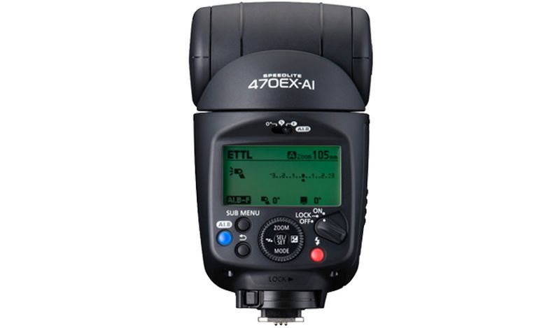 Canon Speedlite 470EX-AI C back facing