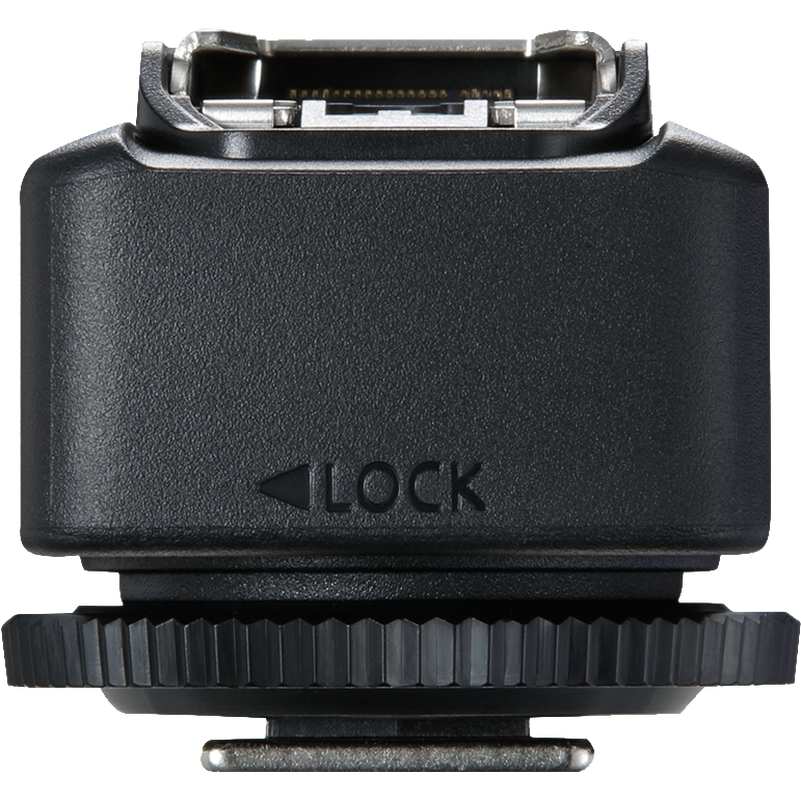 Vue avant du verrouillage de l'adaptateur sabot