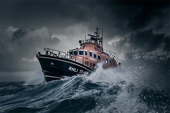 Ballet of the elements: Clive Booth's photographs of lifeboats in action