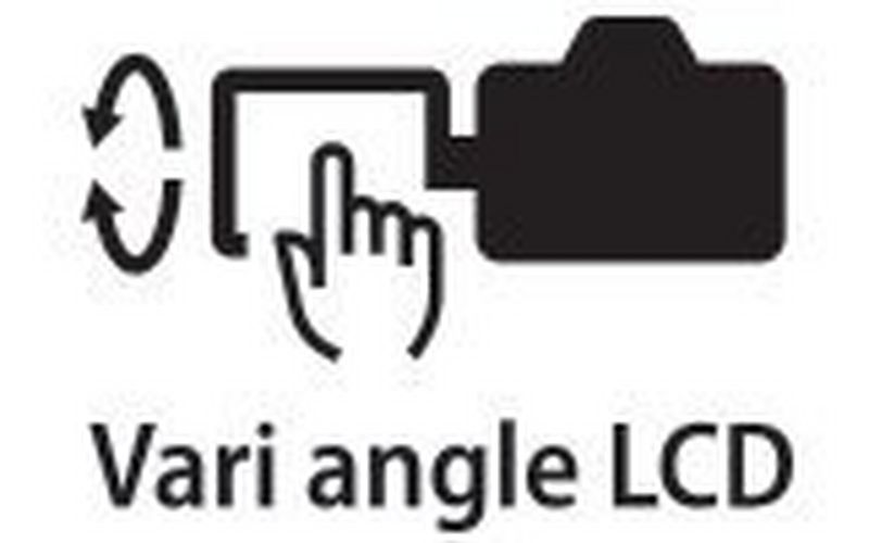 Canon EOS Ra vari angle touchscreen icon