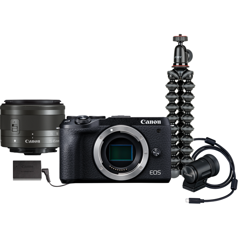 Comprar Kit de videoconferência Canon EOS M6 Mark II com objetiva intermutável em Interrompido — Loja Canon Portugal imagem