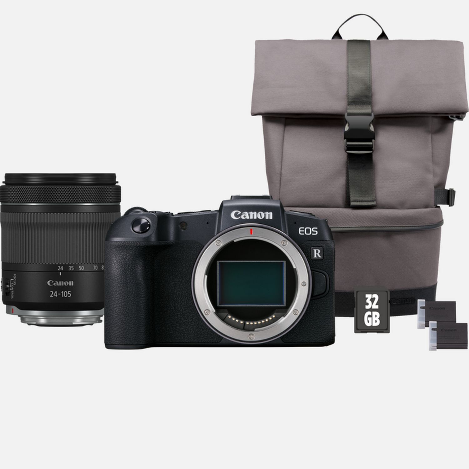 Image of Fotocamera Canon EOS RP + Obiettivo RF 24-105mm IS STM + Zaino + Scheda SD + Batteria di ricambio