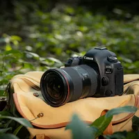 Canon EOS 5D Mark IV Body with Canon Log Camera Back View Showing Manual Af Setting