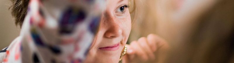 Compact and portable hero image projector close up