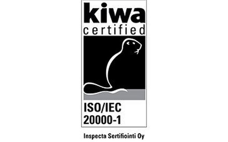Canon Oy:lle ISO/IEC 20000-1 -sertifiointi palvelunhallintaan