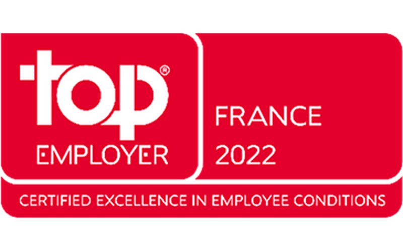 Canon France reçoit la Certification TOP EMPLOYER France 2022 pour la troisième année consécutive
