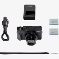 Canon PowerShot G5 X Mark II Compact Camera + Spare Battery Product what's in the box