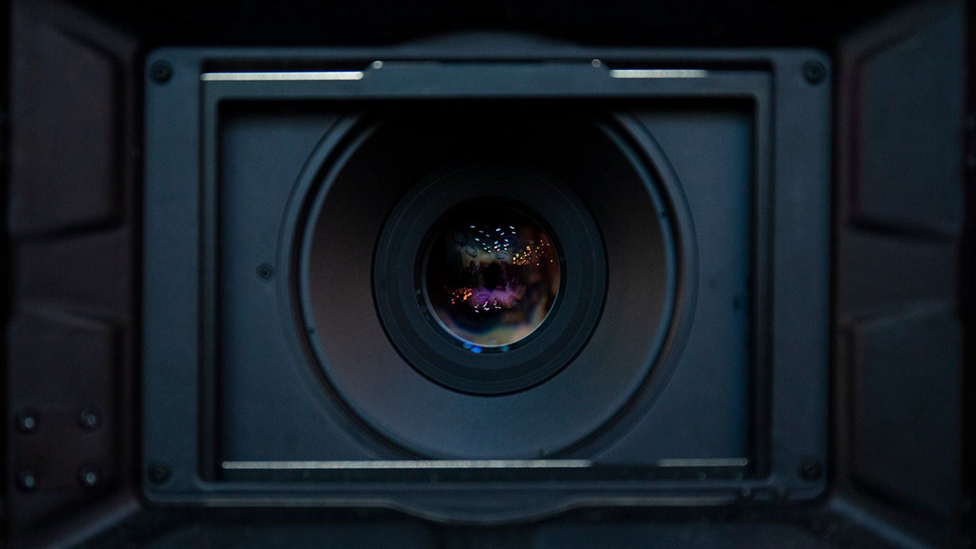 Looking down the barrel of a lens