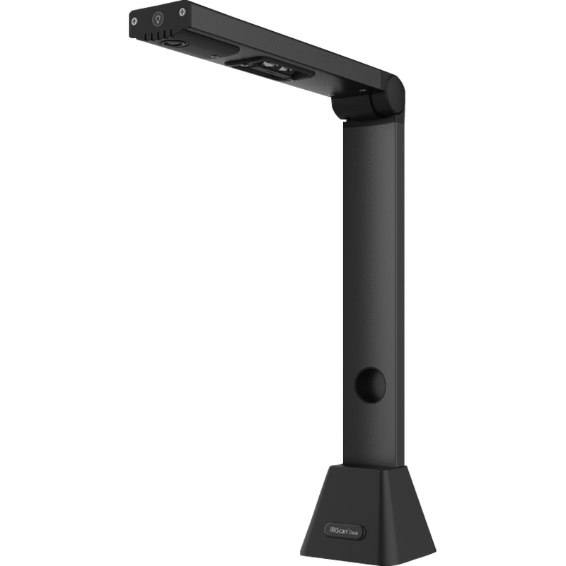 IRIScan Desk 5 Pro Desktop Camera Scanner Product Front Left view when product is open
