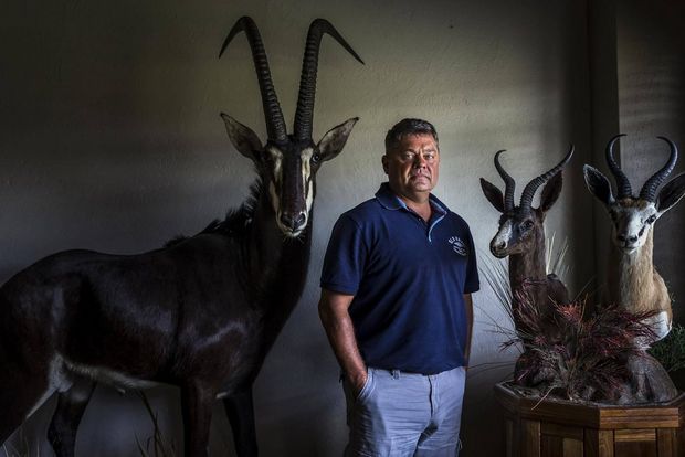 Dawie Groenewalt, South Africas alleged rhino horn kingpin and the subject of a six-year-old court case involving multiple charges related to illegal rhino horn theft and money laundering.