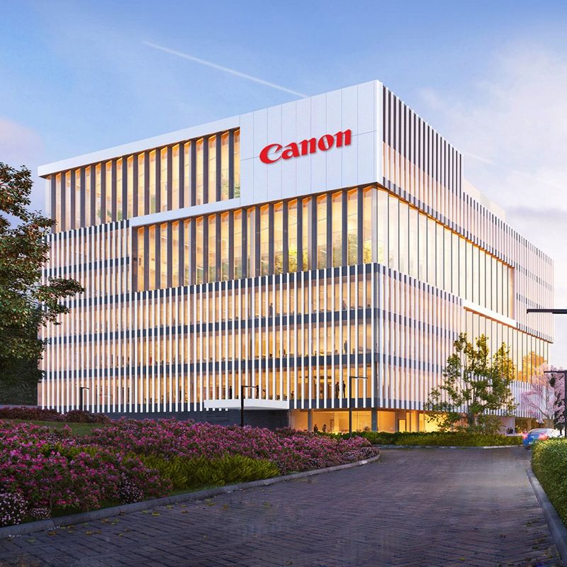 Het nieuwe Canon Production Printing Netherlands B.V. hoofdkantoor