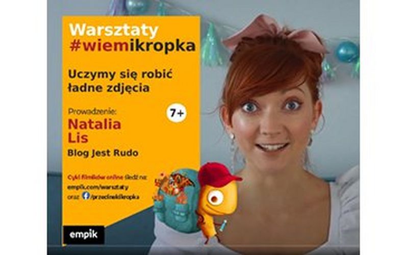 Canon i Empik Foto łączą siły w ramach popularnej serii warsztatów online #wiemikropka Powstały cztery krótkie filmy dla dzieci i młodzieży w wieku 7-12+, przybliżające im magię fotografowania i drukowania.