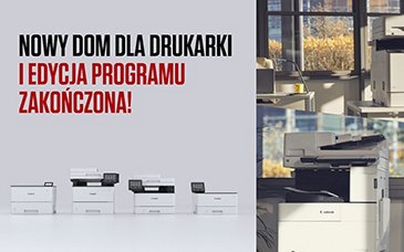 Canon Polska rozstrzygnął akcję „Nowy dom dla drukarki”. 13 organizacji non-profit otrzyma wysokojakościowy sprzęt biurowy
