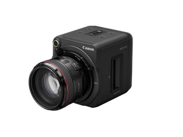 A Canon ME20F-SH cinema camera.