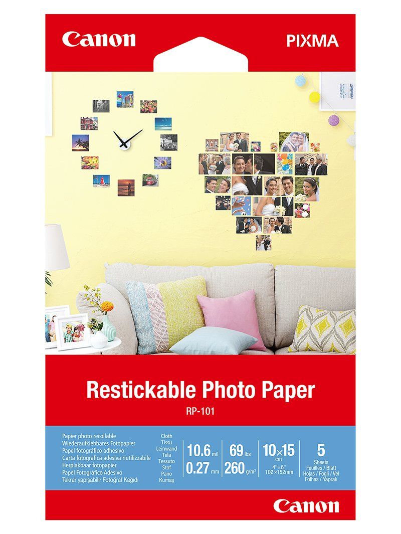 Canon Restickable Photo Paper RP-101 - Canon UK