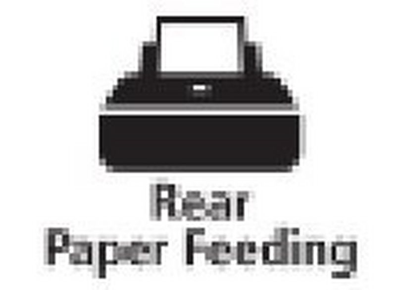 Rear paper feeder