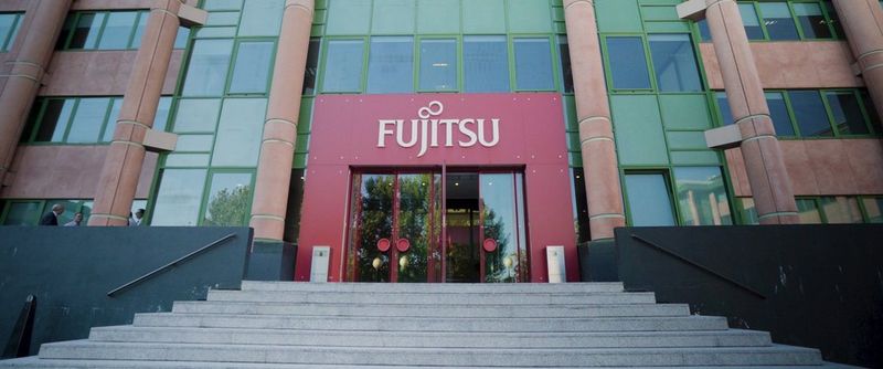 Fujitsu’s office front building view