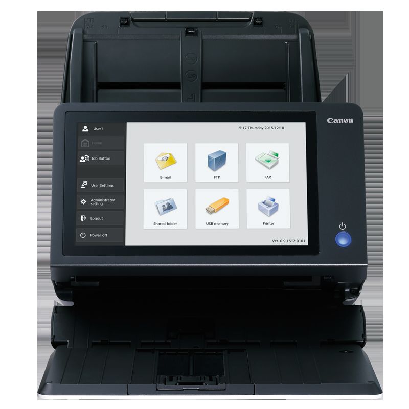 canon network scanner selector