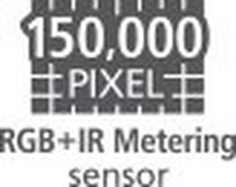 150K-пикселов RGB+IR сензор за измерване на експонацията