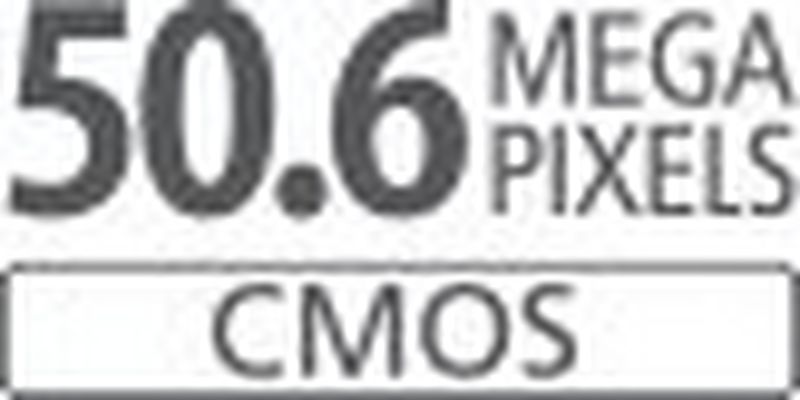 Senzor CMOS de mărime APS-C cu rezoluţie de 50,6 megapixeli