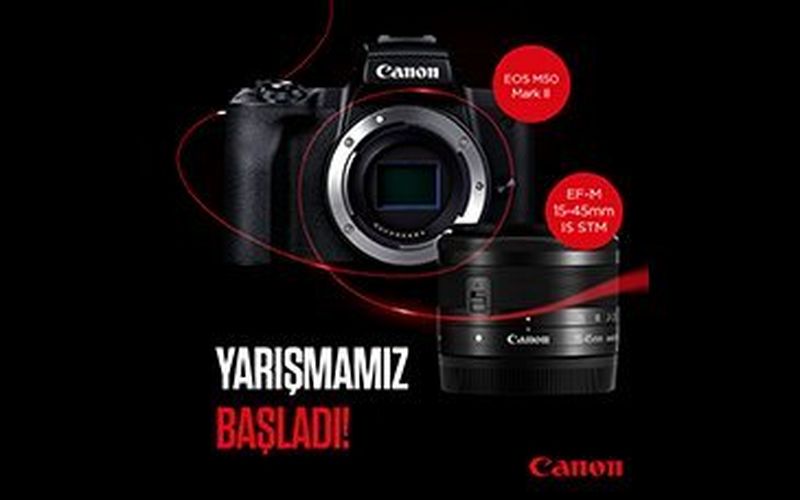Canon Türkiye CANON EOS M50 Mark II + EF-M 15-45mm IS STM Lens Kit Ödüllü Instagram Yarışması