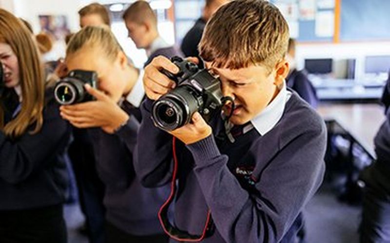 Cumbria students take part in Canon’s Young People Programme to learn skills and create imagery focused on the United Nations Sustainable Development goals