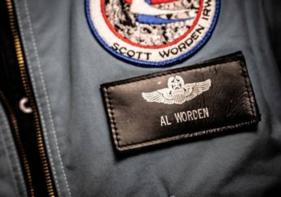 The badge of Apollo 15 Command Module Pilot, Al Worden. © Clive Booth