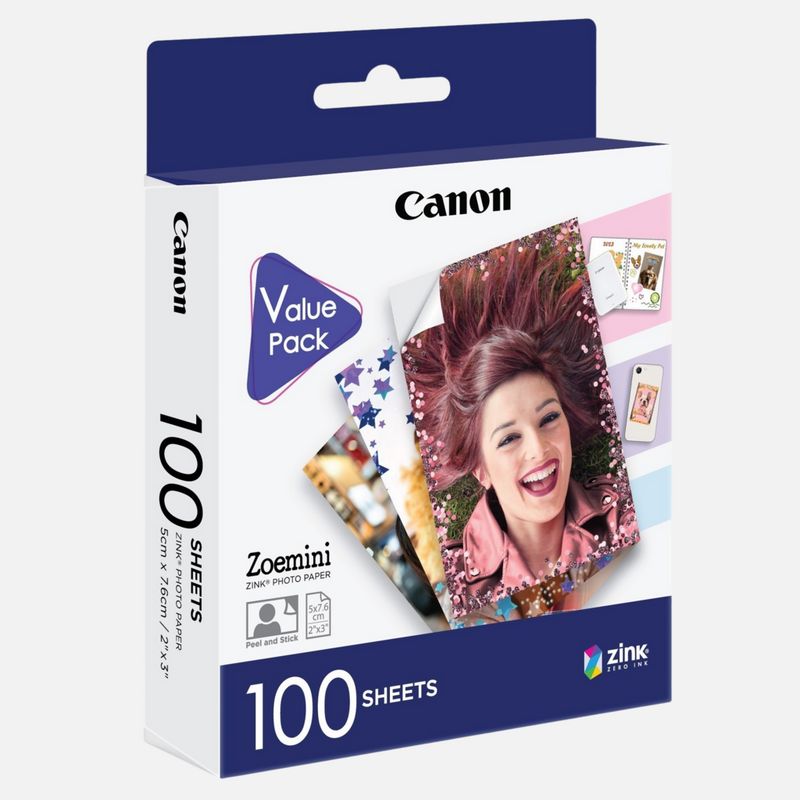 100 feuilles de papier photo Canon ZINK™ 5 x 7,6 cm — Boutique
