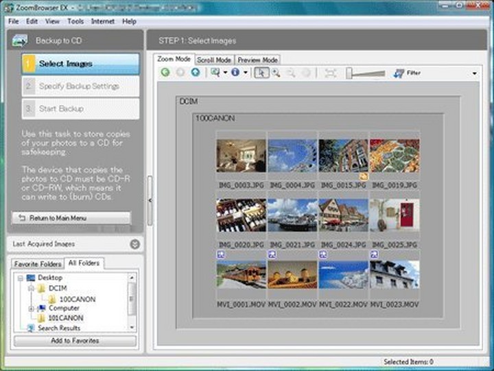 canon image browser software