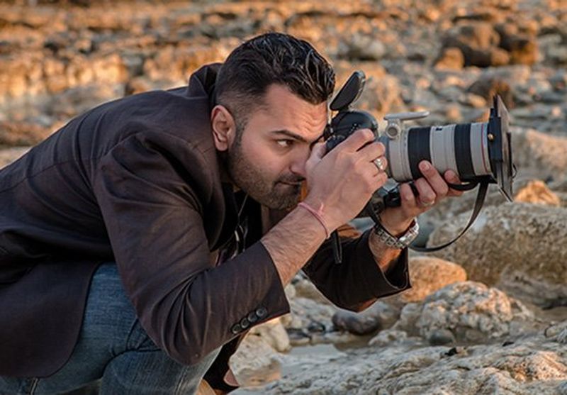 A picture of Canon wedding Ambassador Sanjay Jogia