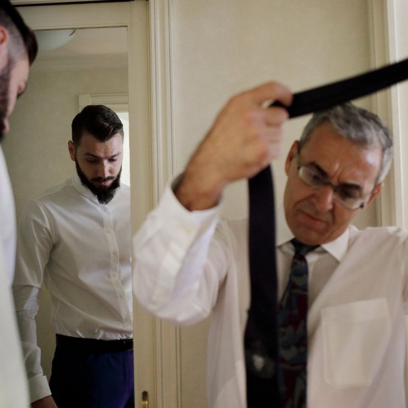 Scenes at Romanian wedding - Groom getting ready - taken with a EOS 5D Mark IV