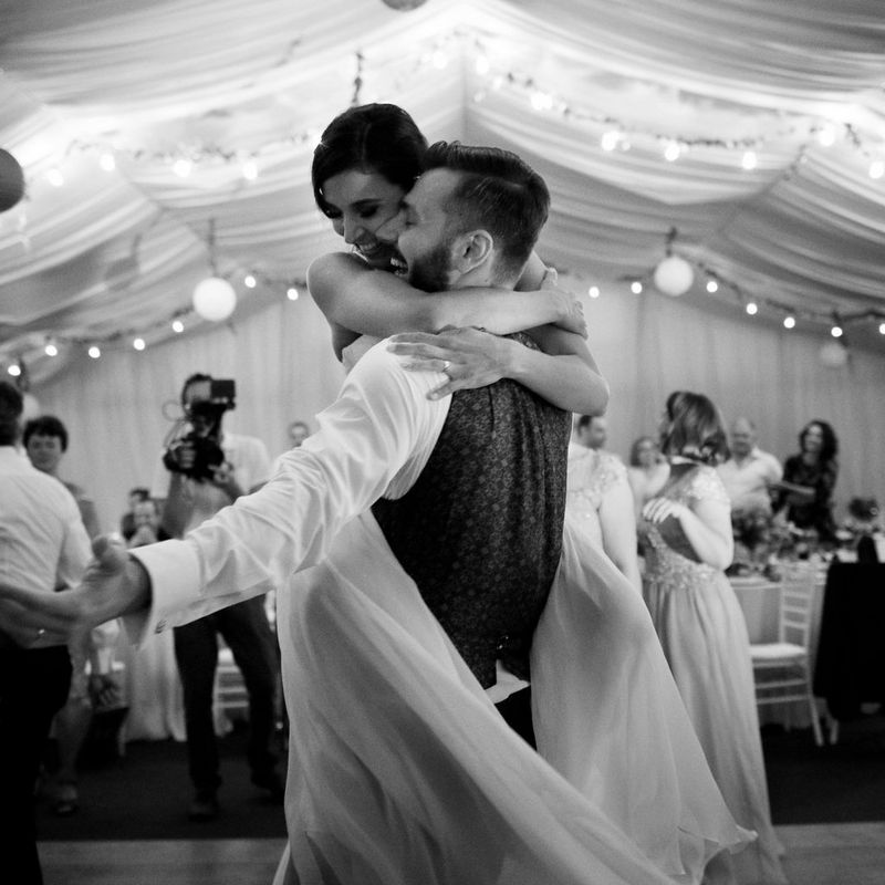 Scenes at Romanian wedding - Bride and Groom Dancing - taken with a EOS 5D Mark IV