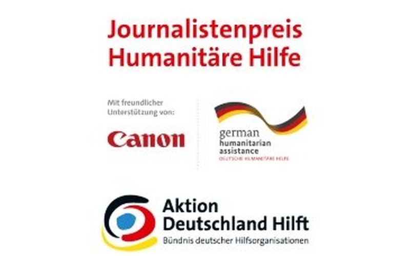 Ausschreibung Journalistenpreis Humanitäre Hilfe  Canon erneut als Unterstützer dabei